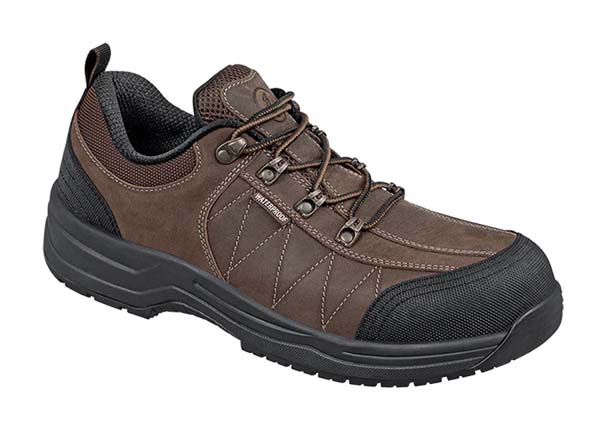 Men's Brown Leather Work Shoe Composite Toe Box | Dolomite