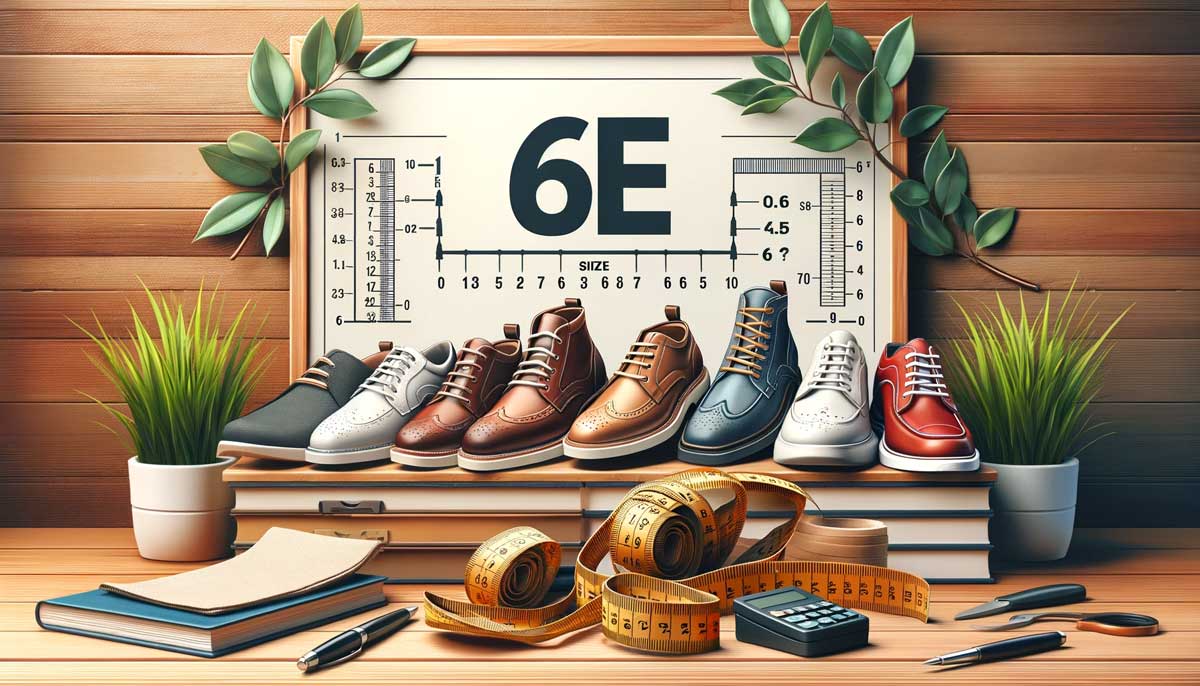 6E shoe width thumb