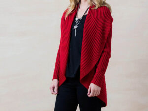 Alpaca Round-Sweater red 2