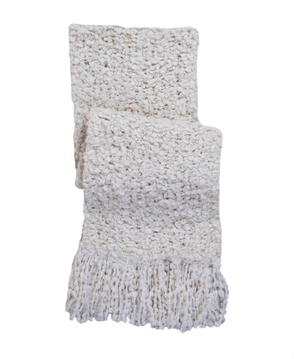 Boucle Scarf Silver