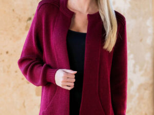 Linda Ebel sweater Burgundy2