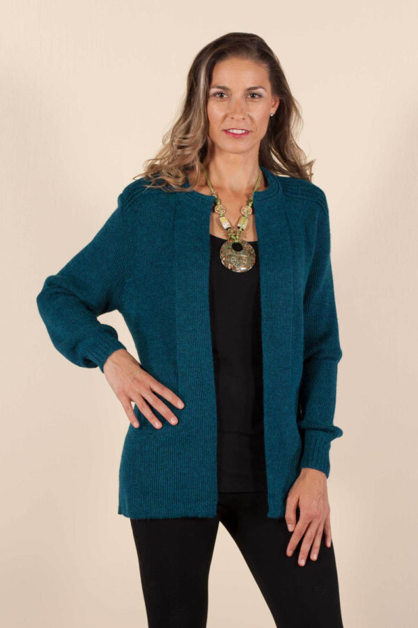 Linda Ebel sweater Turquise2