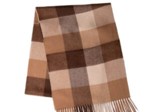 buffalo scarf brown