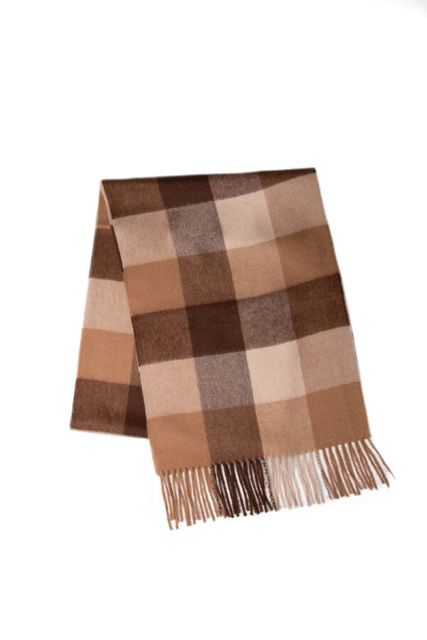 buffalo scarf brown