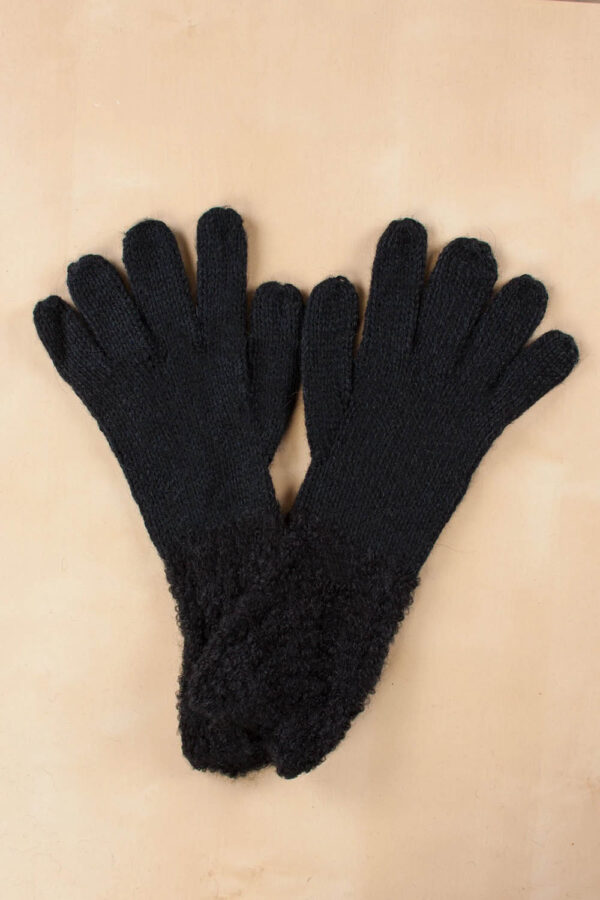 gloves_boucle classic blk