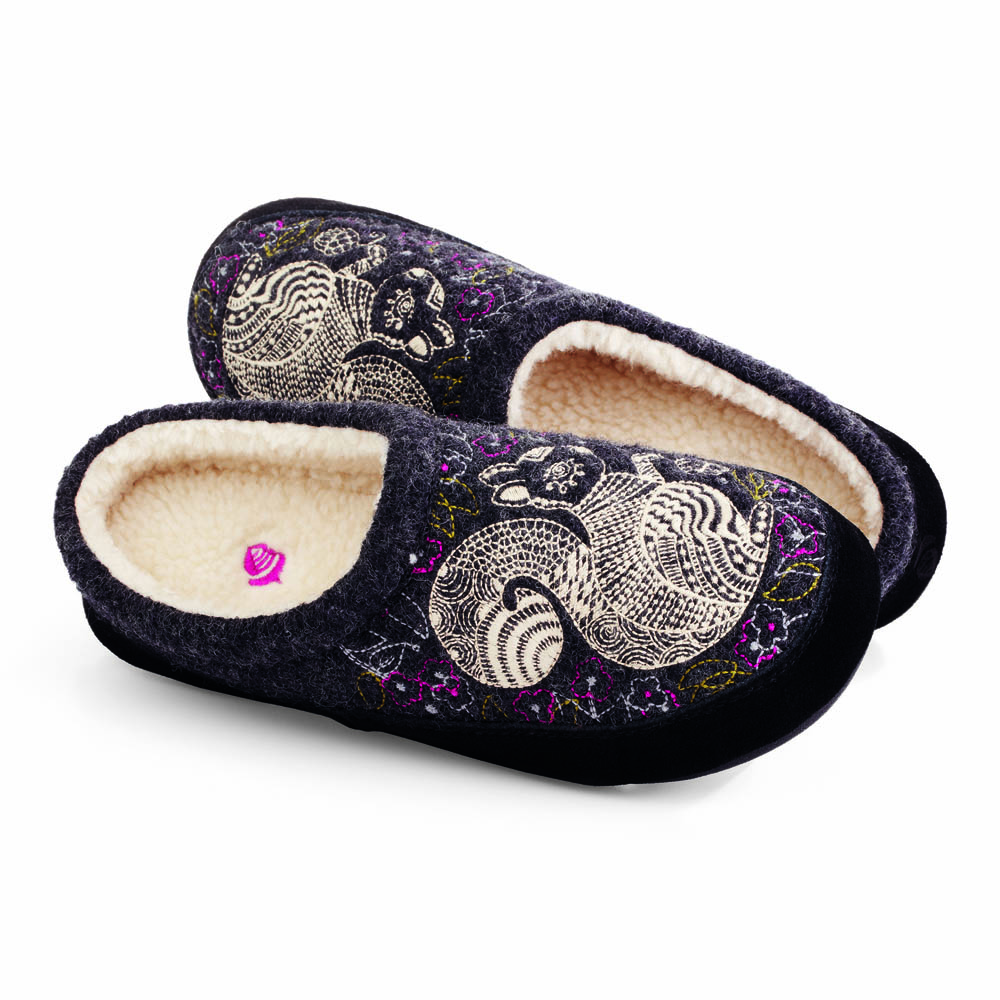 Soft Womens Slippers | Acorn Forest Mule
