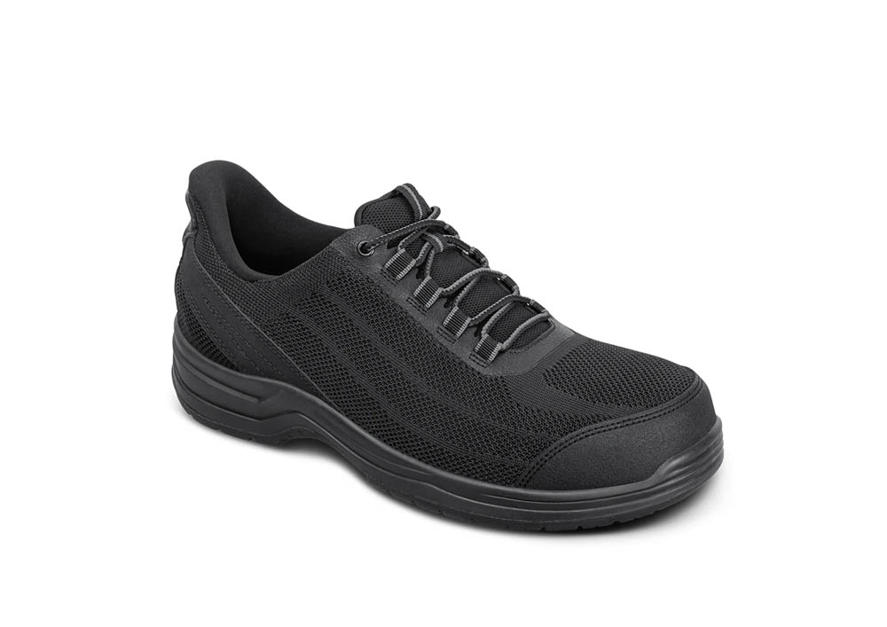 Men's Slip-On Work Shoes | Orthofeet Onyx