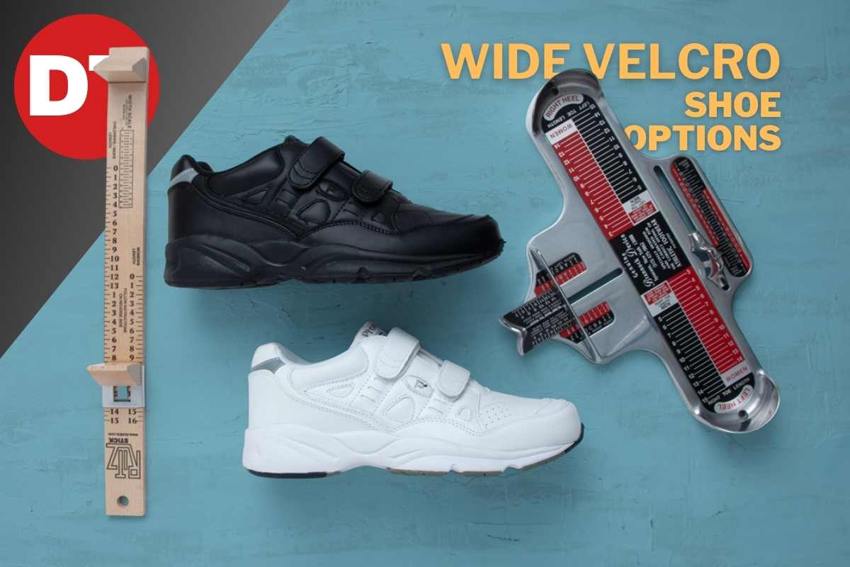 Wide Velcro Shoes